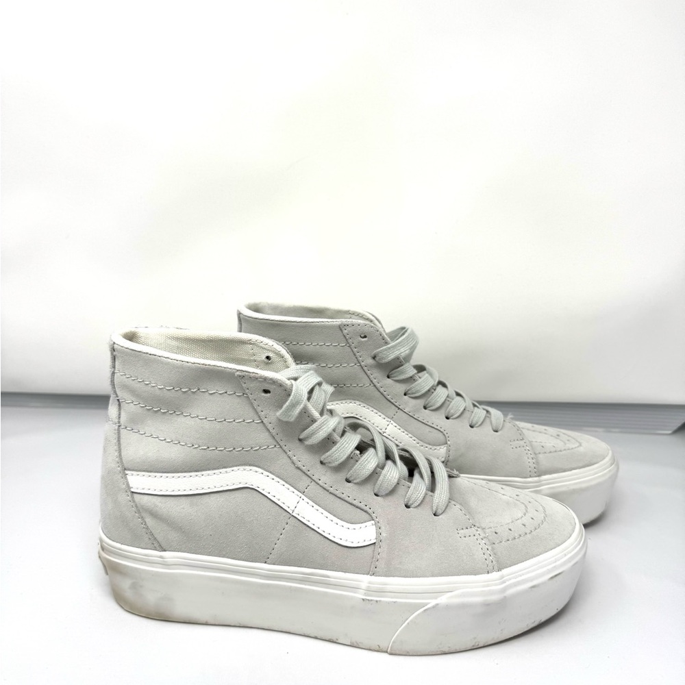 Vans Women's Sk8-Hi Platform High-Top Sneakers - Light Gray